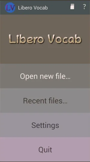 Libero Vocab